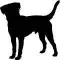 Peel and Stick Instant Chalkboard Dog