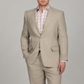 Adolfo Men's 2-button Tan Linen Suit