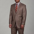 Caravelli Men's Light Brown Two-button Suit