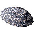 Laura Ashley Erin Gold Charcoal Floral City Umbrella