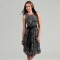 Jessica Howard Women's Black/ Ivory Dress