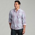 English Laundry Men's Purple Woven Shirt