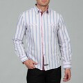 English Laundry Men's Stripe Woven Shirt