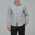 English Laundry Men's Black Woven Shirt