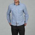 English Laundry Men's Blue Woven Shirt