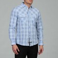 English Laundry Men's Blue Woven Shirt
