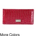 Kenneth Cole Reaction 'Flattered' Slim Croco Clutch Wallet