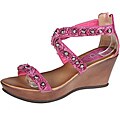 Refresh by Beston Women's 'SUMMER-02' Wedge Sandals