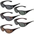 Hot Optix Women's Polarized Over-the-Glass Wrap Sunglasses