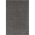 Hand-woven Solid Grey Wool Rug (8' x 10')