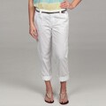 Calvin Klein Jeans Women's Roll-up Tab Cuff Pants