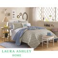 Laura Ashley 'Carlie' Blue King-size Quilt