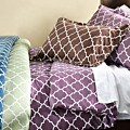 Charleston 3-piece King-size Dark Duvet Cover Set