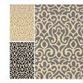 Handmade Alexa All Over Damask Wool Rug (5' x 8')