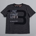 Buffalo by David Bitton Boy's (8-20) Grey Graphic Print Shirt