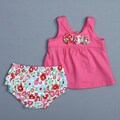 Absorba Newborn Girl's Floral Two-piece Set