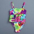 Carter's Girl's Floral Ruffle 1-piece Swimsuit