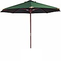 Lauren & Co Ultra Premium Spun Poly Hunter Green Market Umbrella