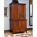 Home Styles Hanover Cherry Compact Computer Desk/ Hutch