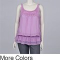 Simply Irresistible Women's Plus Size Embroidered Peplum Top