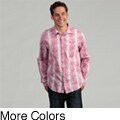 Vintage Red Men's Floral Woven Shirt