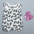Vitamins Baby Newborn Girl's Ivory 2-piece Romper