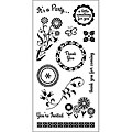 Inkadinkado 'Party Favors' Clear Stamps