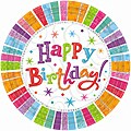 Radiant Birthday 9-inch Dinner Plates (Pack of 8)