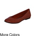 BC Footwear Women's 'Limousine' Leather Flats