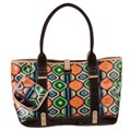 Franco Sarto Tosca Peacock Print Large Tote Bag