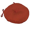 Red 18-inch Round Outdoor Bistro Chair Cushion (Set of 2)