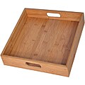 Square Bamboo Serving Trays (Set of 2)