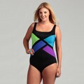 Longitude Women's Plus Size One-piece Swimsuit