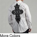 Roar Men's Embroidered Woven Shirt