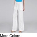 Grace Elements Linen Pull-on Wide Leg Pants