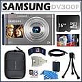 Samsung DV300F DualView 16MP Digital Camera with 16GB Kit