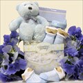 GreatArrivals Special Delivery Baby Boy Gift Basket