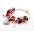 Bleek2Sheek Truly In Love Collection: Red Edition Charm Bracelet