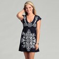 LA Class Junior's Tribal Printed Dress