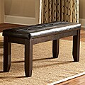 Callington Rich Espresso Mission Cushioned 48-inch Bench