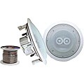 Pyle Pair of 5.25 In-Ceiling Speakers with 100' Wire