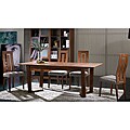 Julia Extension Cocoa Finish 7-piece Dining Set
