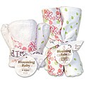 Trend Lab Bib and Cloth Set in Hula Baby