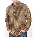 Farmall IH Men's Gold/ Black Plaid Flannel Shirt