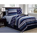 4-Piece Reversible Shark Full-Size Comforter Set