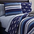 3-Piece Reversible Shark Twin-Size Comforter Set