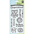 Inkadinkado 'Congratulations' Clear Stamps