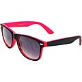 Unisex Women's Wayfarer Black/ Pink Sunglasses