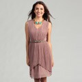 Max & Cleo Women's Lynn Shirred Overlay Dress