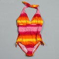 Pink Platinum Big Girl's Tie-dye Swimsuit